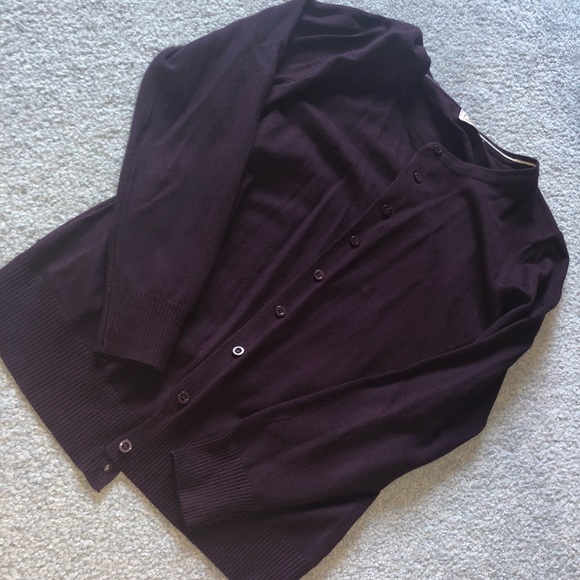 Super Soft Purple Cardigan - Picture 2 of 3